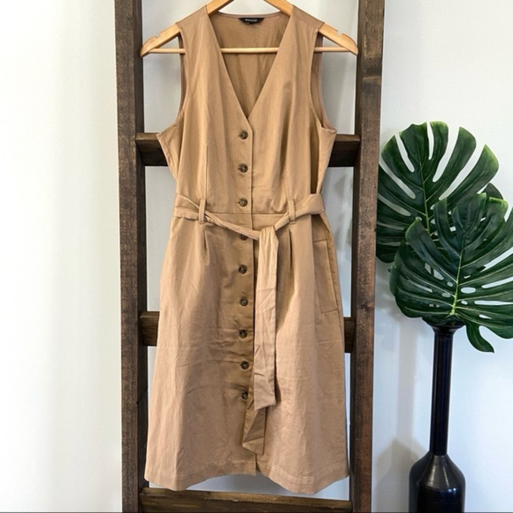 RW& Co button up dress sz 6